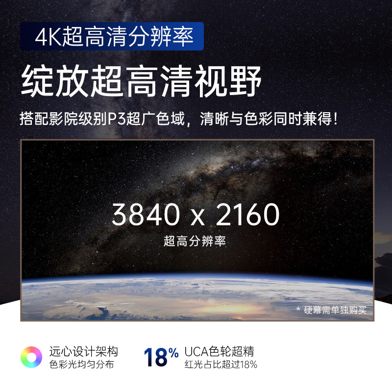 极米 4K超短焦 激光电视投影机商品图片-4