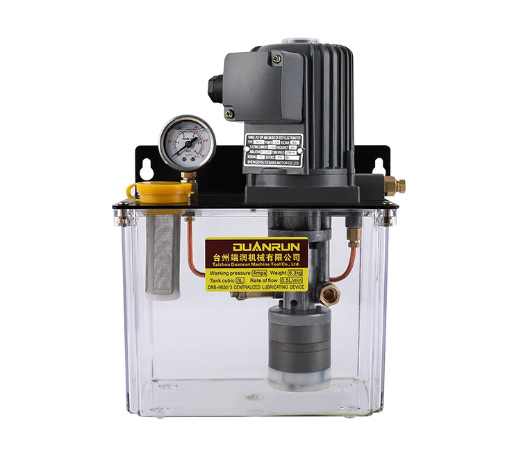 海天注塑机电动润滑泵机床自动润滑油泵380v齿轮油脂浓油泵注油器 3升