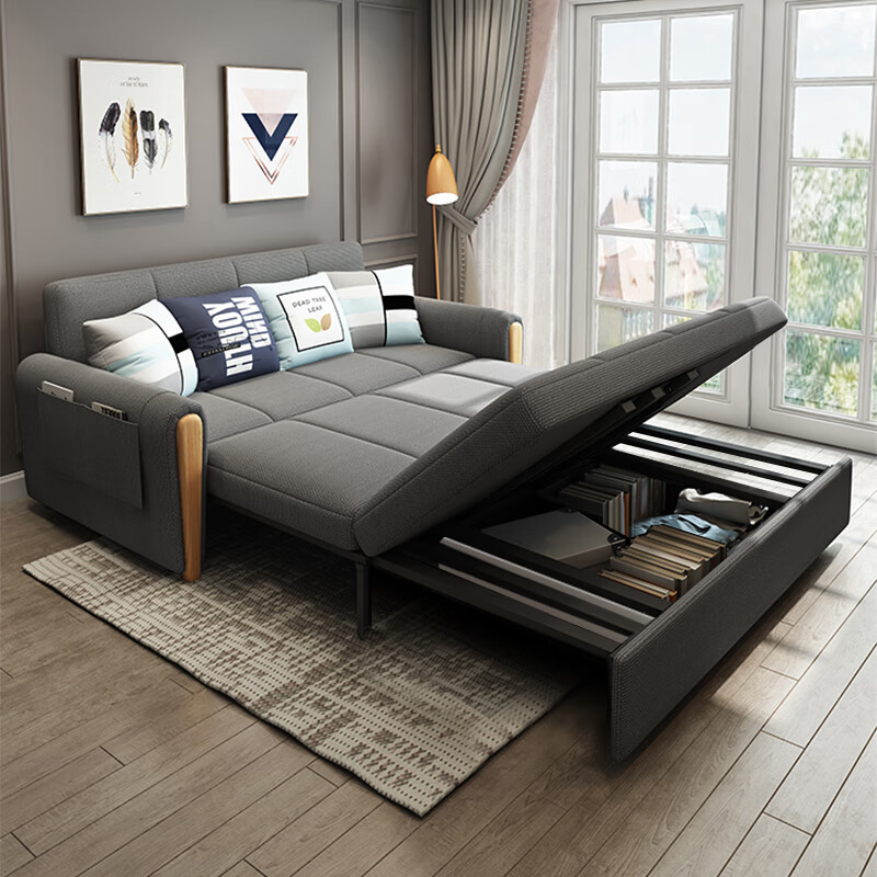 菲玛仕（freemax）沙发床科技布多功能折叠两用沙发简约客厅可储物沙发20TCX-158