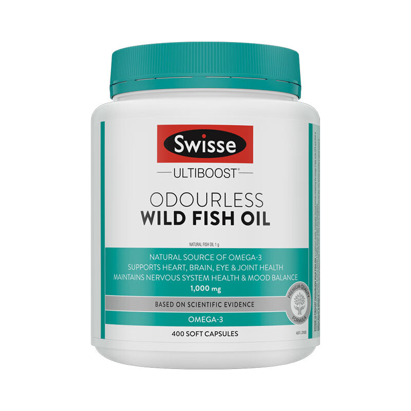 Swisse˹άʫ ����ζ�����������Omega-3 1000mg400�� DHA+EPA ƽ��Ѫ֬�ػ�������Ѫ��