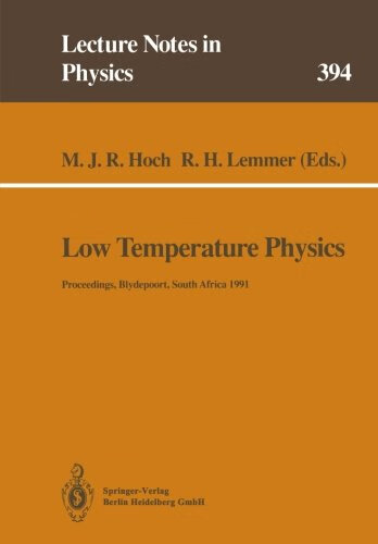 预订 Low Temperature Physics