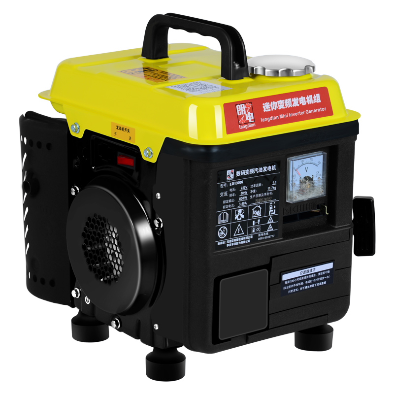 山头林村便携式汽油发电机家用1000w220单相伏小型迷你户外低车载变频