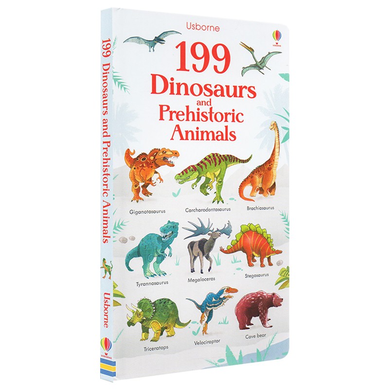 英文原版 usborne 199 dinosaurs and prehistoric animals 199种恐龙
