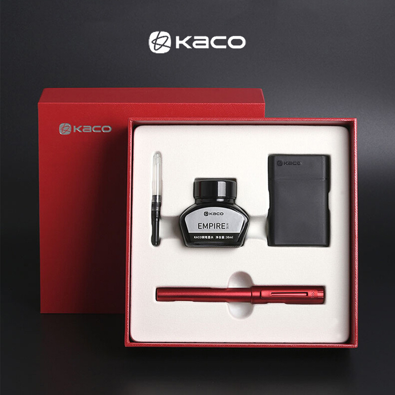 kaco钢笔礼盒装 成人办公学生 书写创意文具男女文创 中信书店 红色