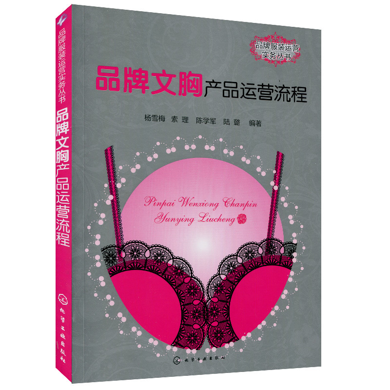 品牌文胸产品运营流程 内衣文胸设计书籍 设计师管理运营 基础知识 罩杯纸样设计与工艺 产品市场推广销