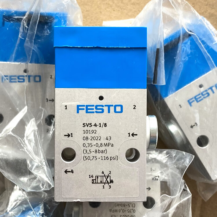 面板安装式阀 svs-4-1/8  10192 功能二位四通 svs-4-1/8