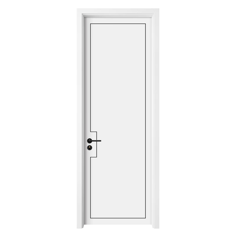 美心（Mexin）木門臥室門房門木質(zhì)復(fù)合環(huán)?？酒岷喖s室內(nèi)平板門套裝門定制門@002 N561+雙包門套-實(shí)木填充