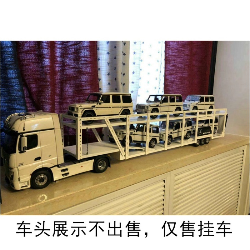 求助BURJUMAN仿真半挂牵引车1:18半挂轿运模型，它的材质是什么？插图