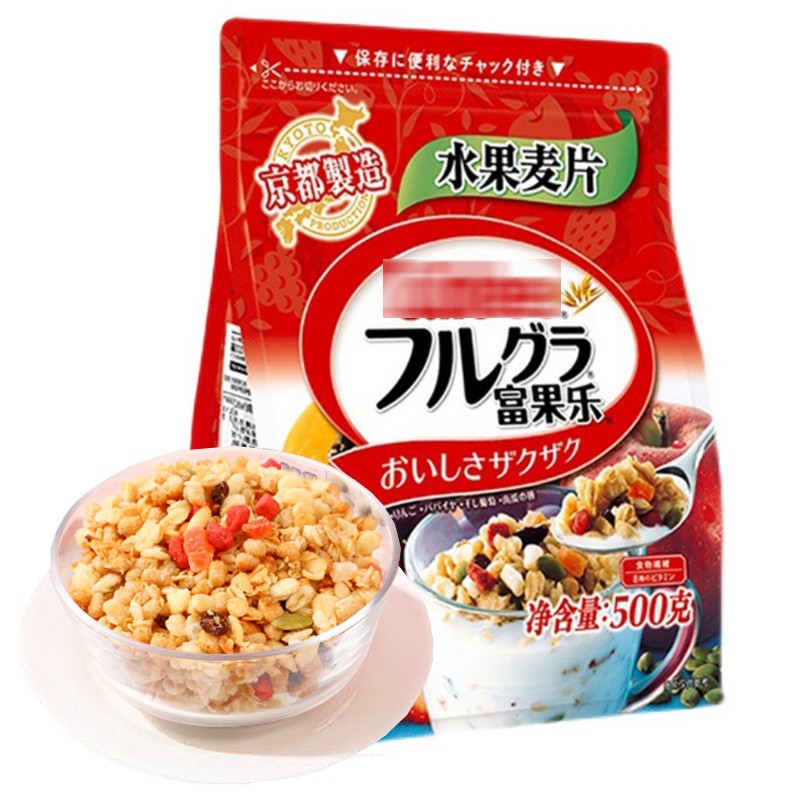卡乐比日本原装进口水果麦片京都制造富果乐非油炸即食麦片营养早餐代餐 水果麦片*1包