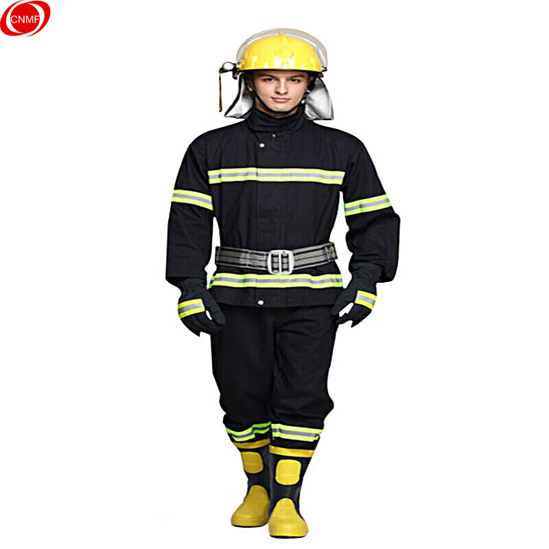 谋福 加厚消防员灭火服 防护服 训练抢险救援服 02款藏青色 【单独