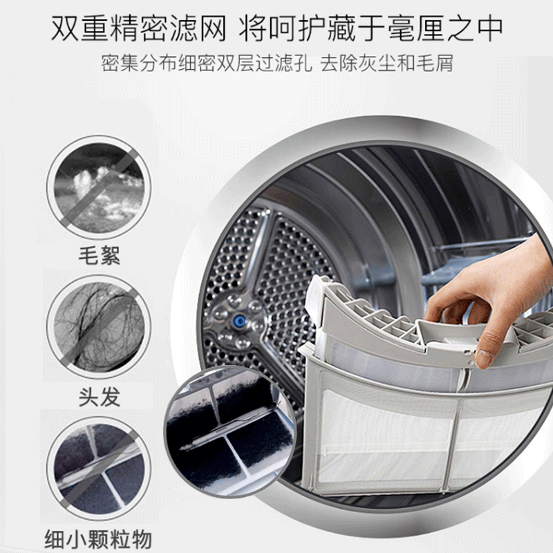 LG白色洗烘套装烘干机怎么样?有什么亮点?值得入手吗?
