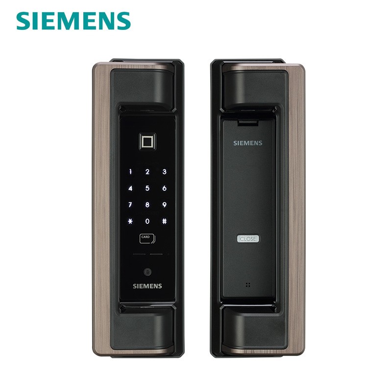 西门子(siemens)指纹锁智能锁家用防盗门锁双开门装饰锁c620
