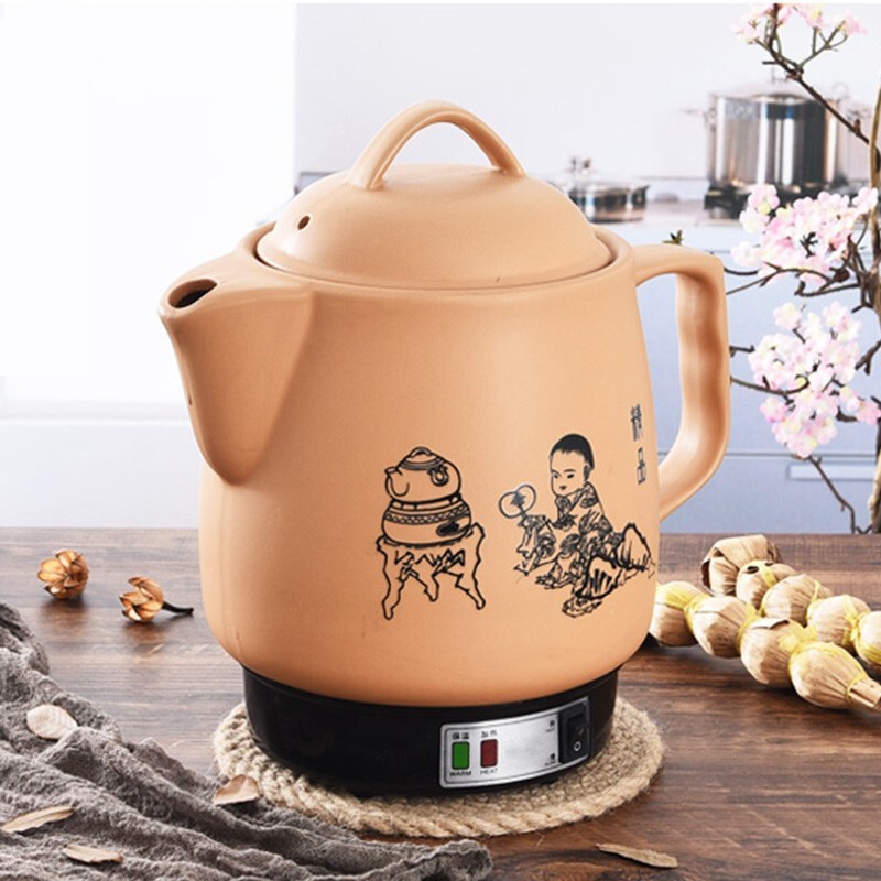 善优佳 家用中药煲全自动熬药锅砂锅煎中医壶电煮中药锅药罐煎药壶电药壶一体 陶瓷壶白陶晶内胆全自动 3L不锈钢内胆+全自动