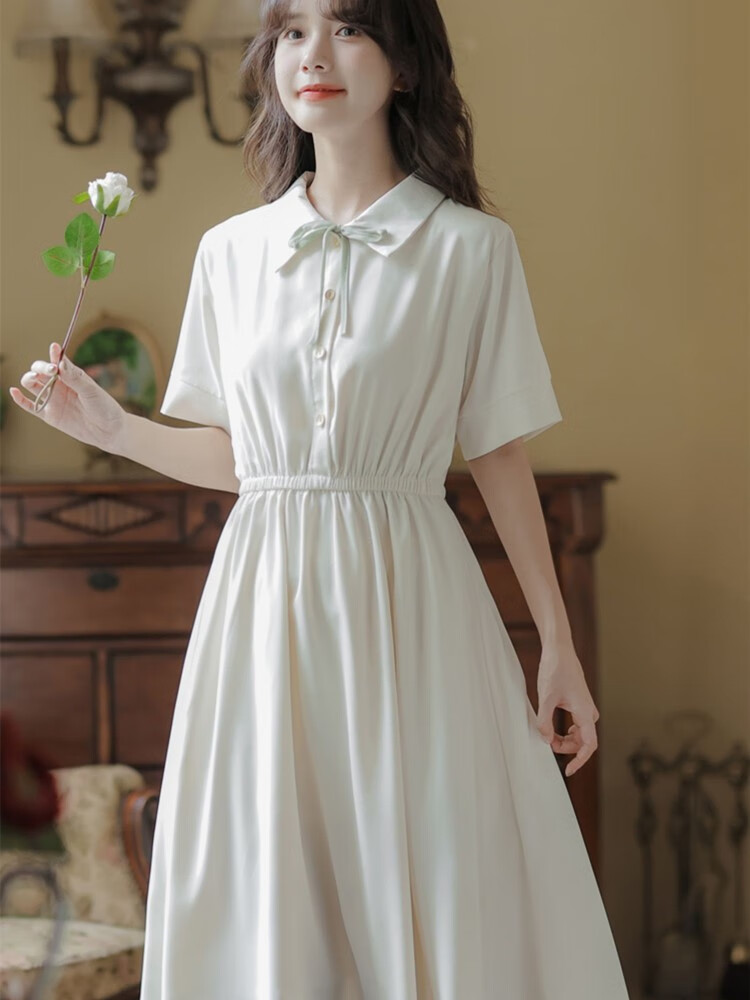 芭鸢12-20岁初中学生连衣裙子女春装13大童女孩洋气16高中生中小学生