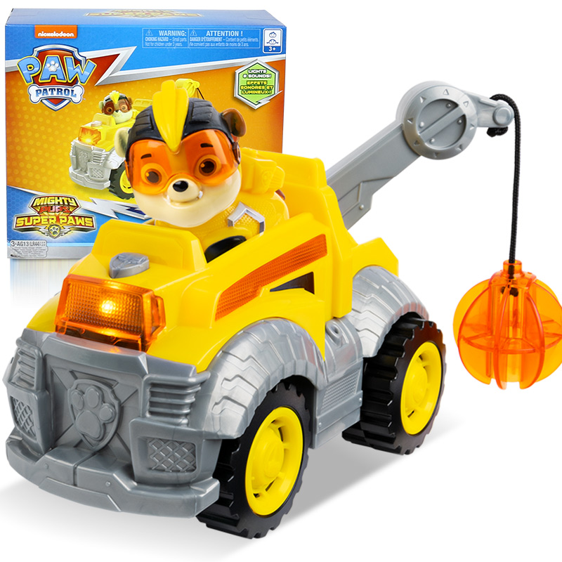 立大功玩具超能威力狗总部基地小狗巡逻救援车玩具车 超能队威力狗