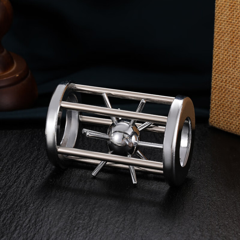 美博森魔金puzzle玩具解锁合金鲁班锁有益儿童智力玩具全套烧脑金属解