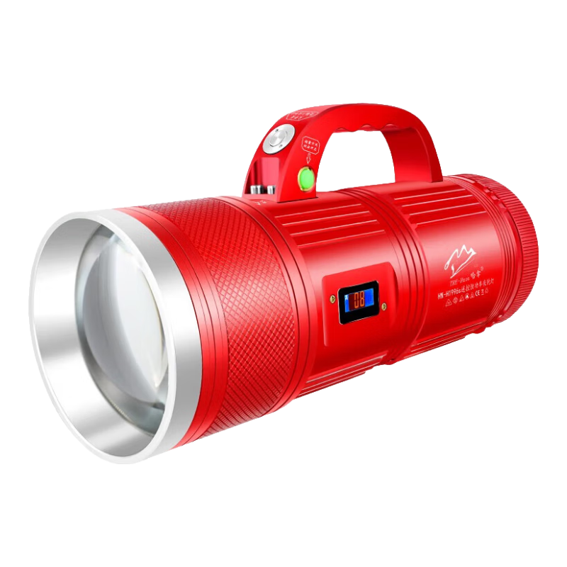 哈拿（TRE-Hana）夜釣燈恒功率釣魚燈激光大炮大功率超亮手機遙控黑坑紫光藍光燈 紅色H1996S恒功率夜釣燈 燈+燈包+充電器+2米紅色支架