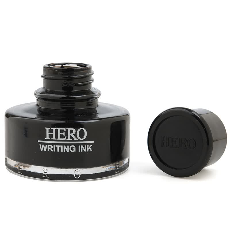 英雄（HERO）钢笔墨水  非碳素大容量颜料型瓶装墨水 440 黑色 50毫升属于什么档次？