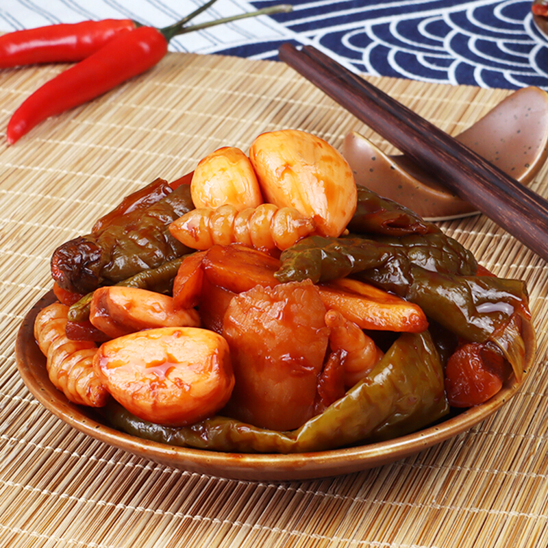 虎钢馋锦吉顺酱八宝腌制酱菜东北下饭菜整箱商用咸菜大全八宝菜大小