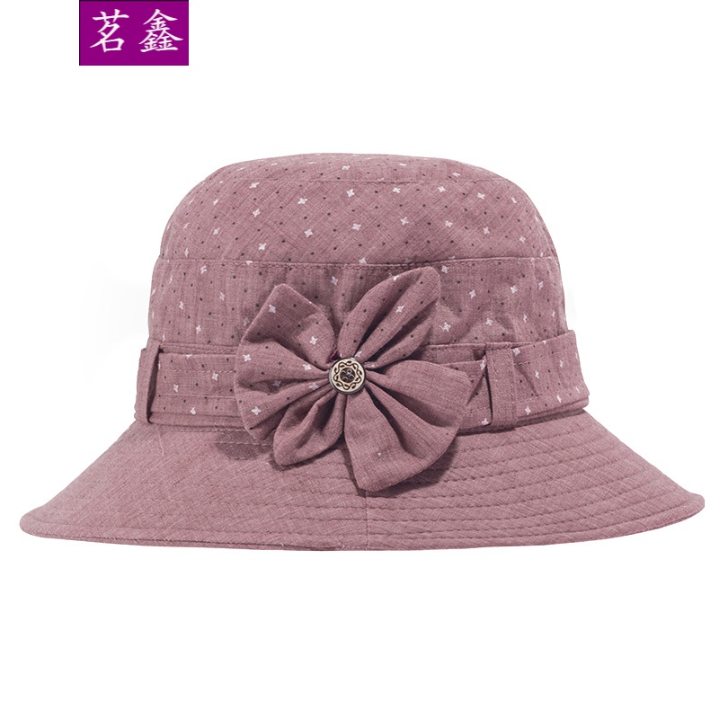 女士80岁奶奶老太太夏天中老年带女式新款妈妈防晒薄款布帽遮庶阳帽