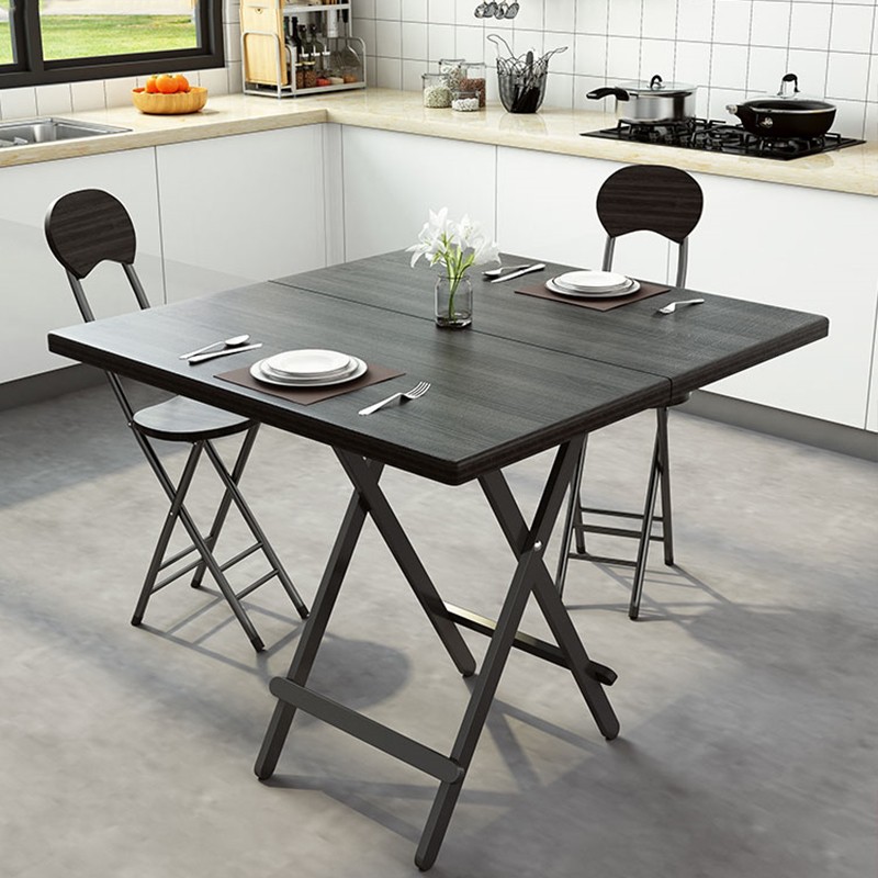 素宅折叠桌子  简易折叠餐桌 小户型饭桌 麻将桌SZ8267Z 方形80*80*75
