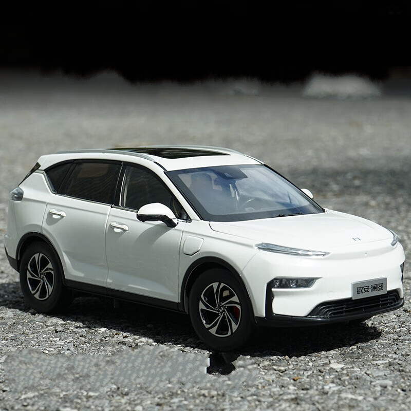 道麦奇 敏安汽车模型 原厂澜图 纯电动越野车suv1:18合金仿真汽车模型