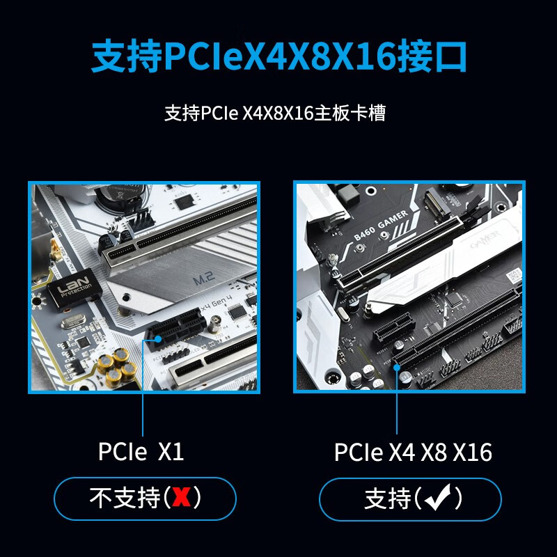 佳翼NVMe转接卡PCIE转M.2转接卡全速M.2技嘉B85 hd3a，可用这卡上m2固态么？可全速么？