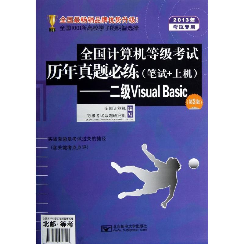 2013年全国计算机等级考试历年真题必练(笔试+上机).2级Visual Bas 全国计算机等级考试命题研究组 作 书籍
