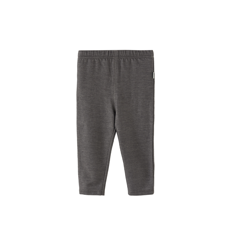 papa爬爬春牛仔裤新款宝宝针织打底裤男女童洋气裤子 深蓝色 100cm高性价比高么？