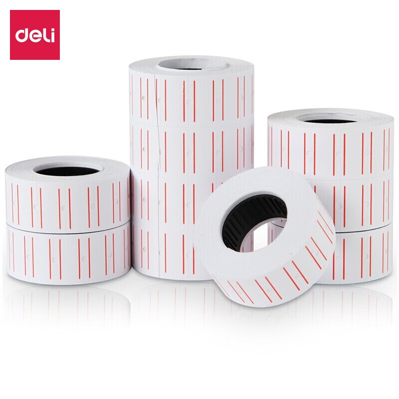 得力單排標(biāo)價機辦公用品8位超市商超標(biāo)簽打價器標(biāo)價機生產(chǎn)日期打碼機標(biāo)簽機小型油墨手持價簽打印槍 標(biāo)價紙6000貼/10卷