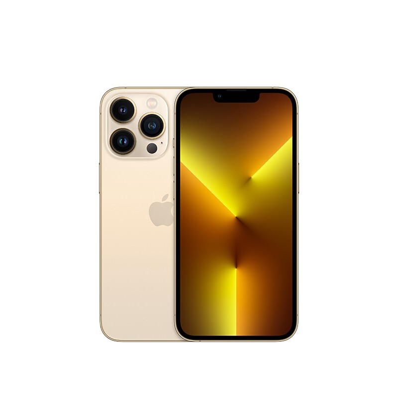 Apple iPhone 13 Pro (A2639) 128GB 金色 支持移动联通电信5G 双卡双待手机dmdhalqt