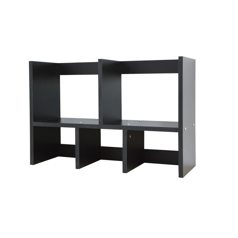 HMJIA 桌面書(shū)架 電腦桌架桌上架子收納架辦公置物架五格架子 HJ-ZS105B