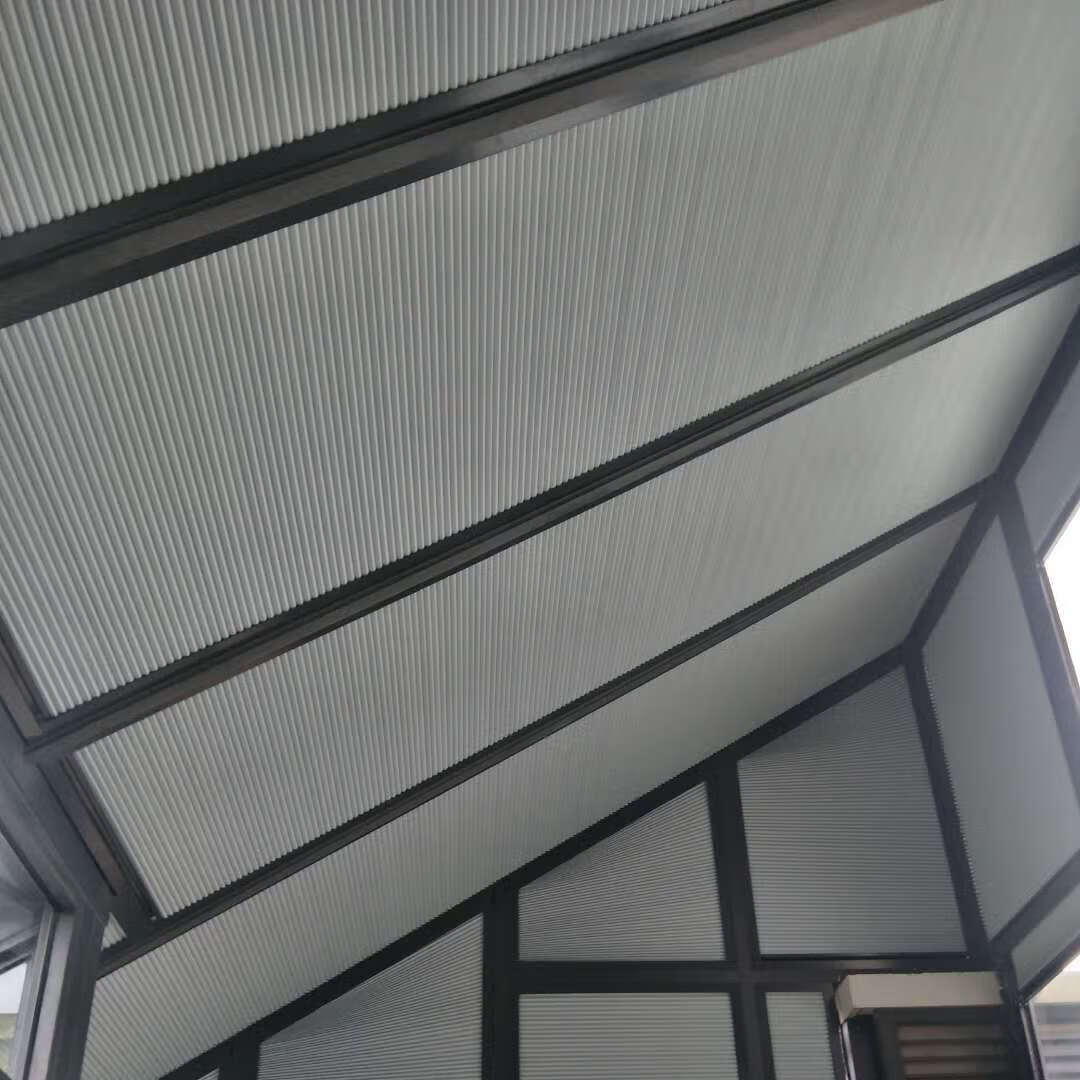 迪雅芝蜂巢帘阳光房电动天窗遮阳顶帘天棚帘遮阳隔热帘阳光房顶防晒