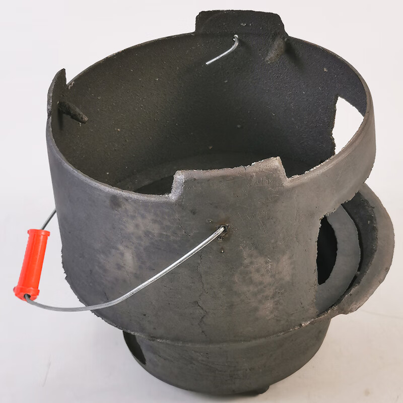 闽疆老式碳火盆 家用取暖木炭室内烤火炉冬季炭火盆铸铁盆烧烤炉煮茶