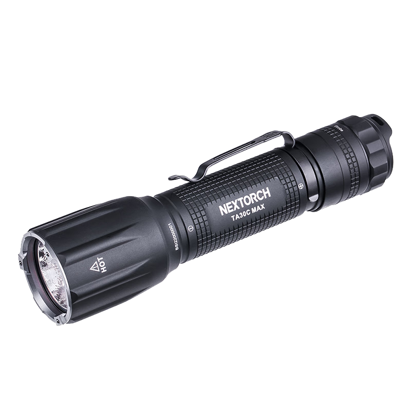 納麗德（NEXTORCH） TA30C MAX手電筒強(qiáng)光戰(zhàn)術(shù)手電高亮3000流明Type-C充電一鍵爆閃 TA30C MAX黑色+V51快拔套