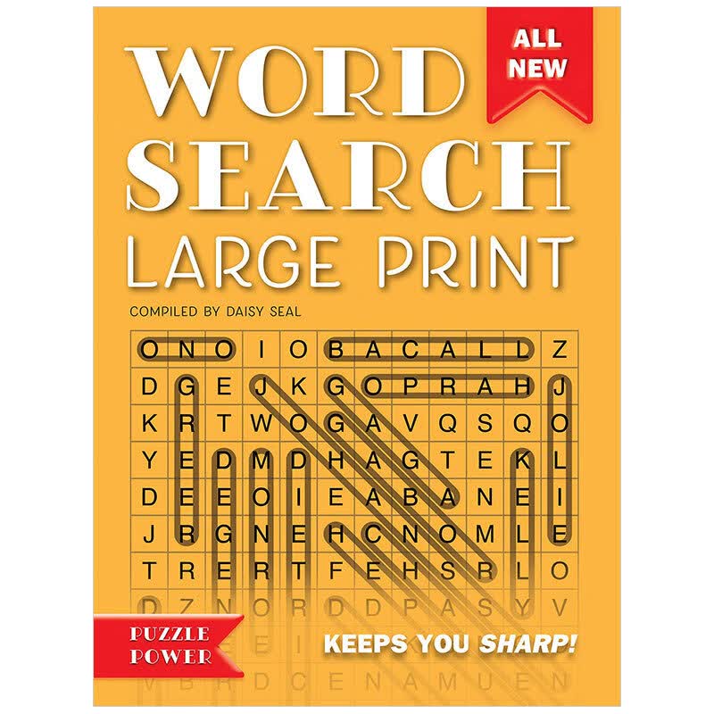 WordSearchLargePrint全球探索英语填字游戏橙色