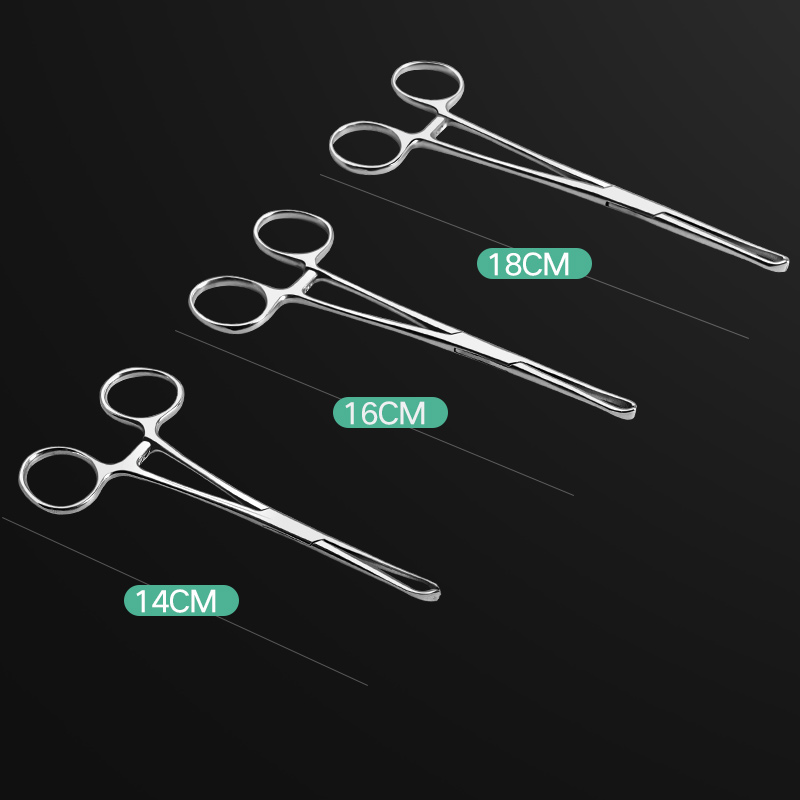 谨锐  双鹿不锈钢提取钳子组织钳爱丽斯钳妇科横纹医用爱丽丝钳鼠齿钳