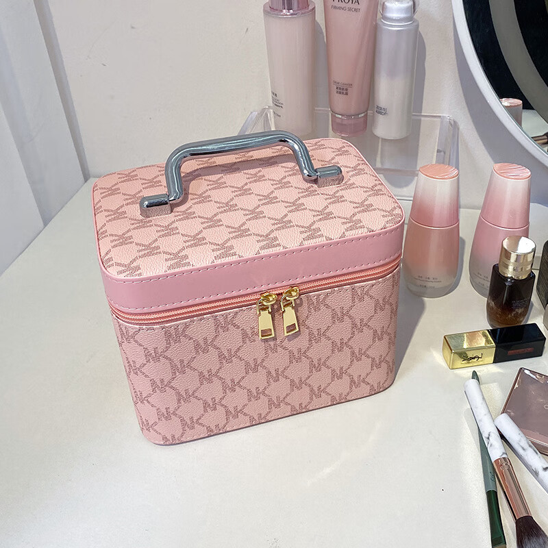 酷奇袋鼠(kuqidaishu)新款化妆包女高级感化妆箱字母手提箱居家女技师