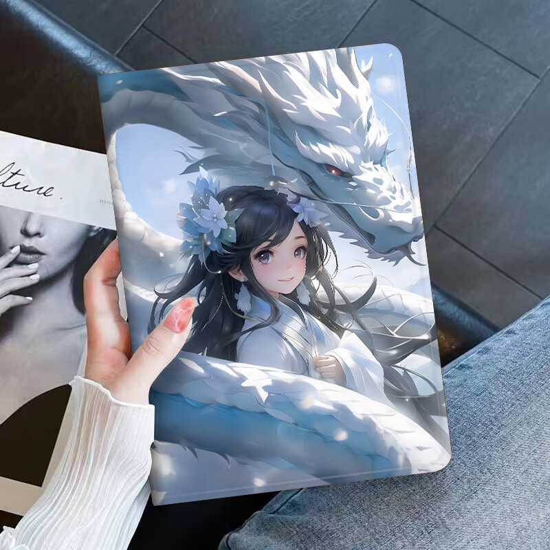 品怡  联想小新pad10.6保护套适用pad2024壳11英寸硅胶Pro12.7英寸防摔壳 龙女1号 联想小新pad10.6英寸