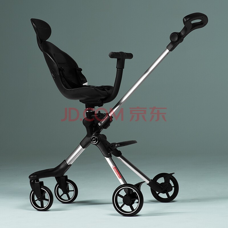 DELAMA德拉玛溜娃神器遛娃婴儿推车儿童双向轻便高景观折叠可上飞机一键收车升级版阳极镜面