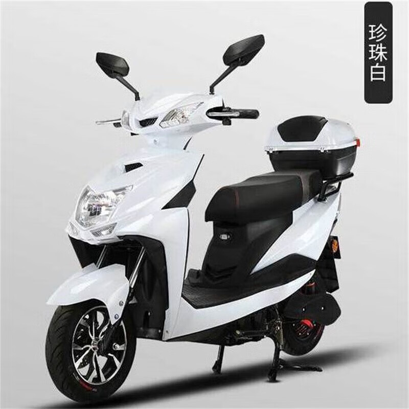 lulide雅迪车型96v爬坡王长跑电瓶车男女上牌高速电动摩托车 经典珍珠