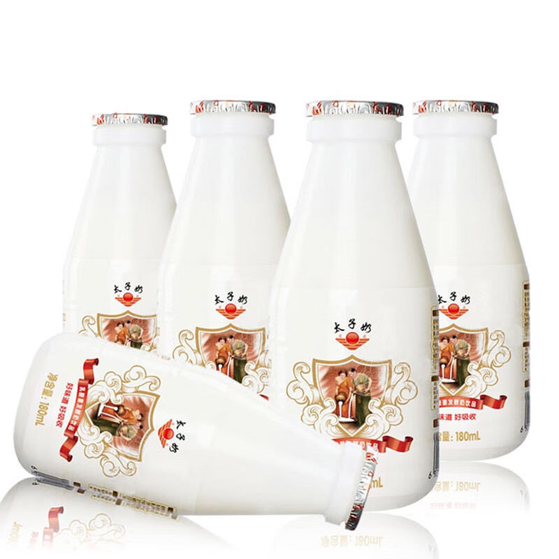宅大厨太子奶乳酸菌发酵奶饮品 180mlx24瓶 酸牛奶饮品 发 (新老包装)