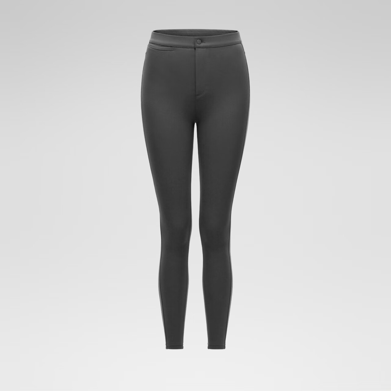 蕉内（Bananain）非常裤女士修身长裤高弹紧身发热百搭显瘦提臀显腿长秋冬 【加绒】柏油灰 XL