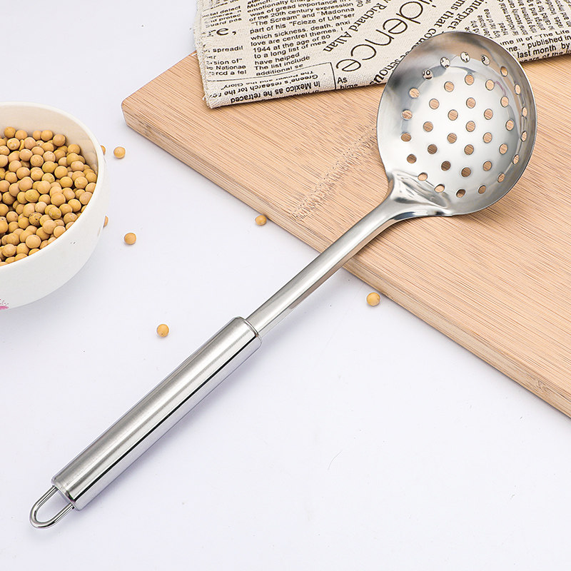 玘瑄不锈钢套装厨具锅铲防烫加长款手柄汤勺漏勺炒菜铲子套装全套