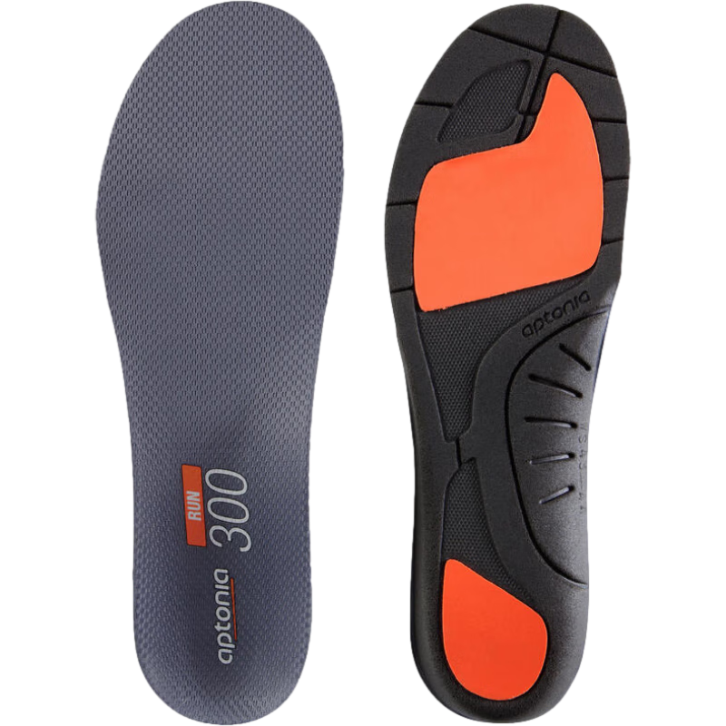 迪卡侬运动鞋垫R300跑步吸汗增高减震缓冲足弓垫-4472342