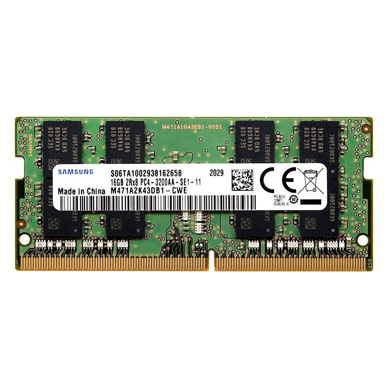 三星（SAMSUNG） DDR4 3200笔记本内存条 16GB 309元