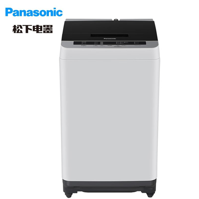 松下(Panasonic) XQB100-TJNKJ 全自动家用波轮洗衣机 大容量洗脱一体 10公斤 10KG