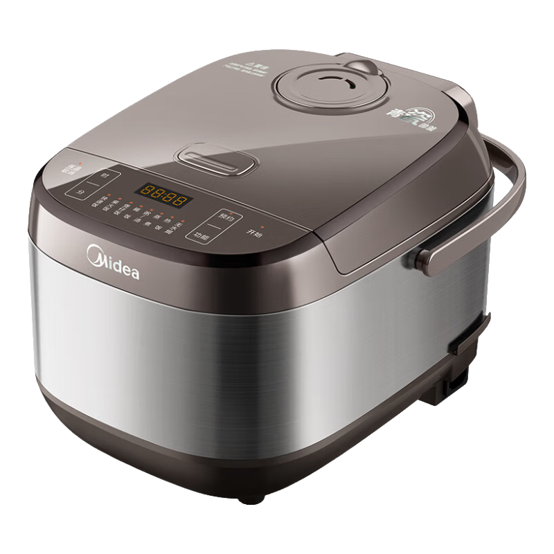 美的（Midea）电饭煲家用3-4-5-8个人电饭锅银钻抗菌内胆5升12菜单触控屏长效预约定时5L微压焖香智能-以旧换新 【青瓷抗菌耐磨】MB-5E65- 5L