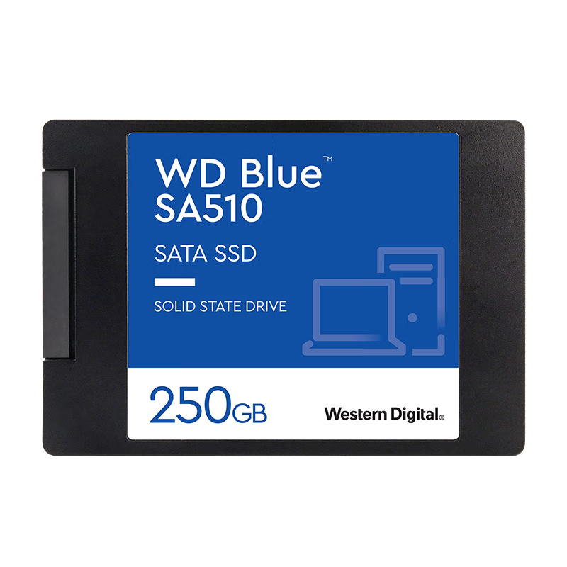 ڲݣWDSA510 SSD̬Ӳ 2.5ӢSATA3.0̨ʽʼǱ Blueϵ-3D׸ٶд   250GBWDS250G3B0A227Ԫ