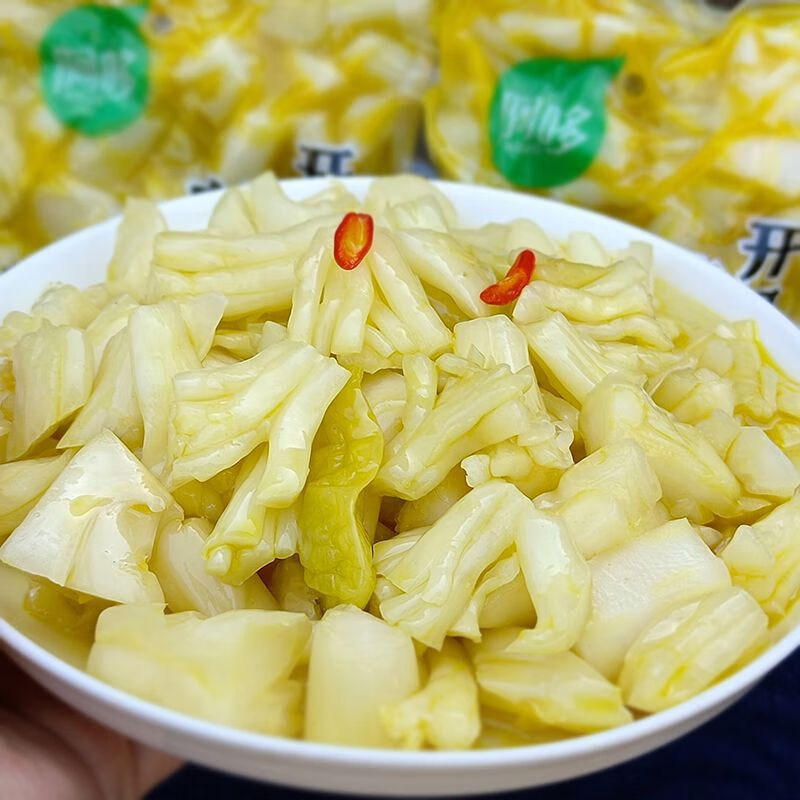 德临门温州花菜梗即食泡菜酒店菜花梗凉菜泡菜怀旧妈妈菜家庭装 花菜